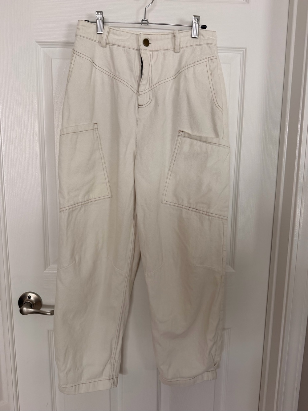 Lovers + Friends Cream Cargo Pants